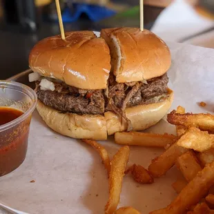 Birria burger