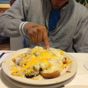 The smother. He couldn't wait for me to finish the picture.