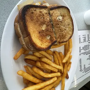 Patty Melt w/ Fries.