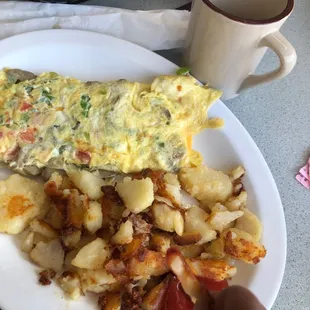 Veggie omelette