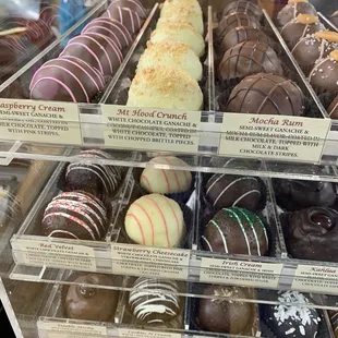 Lots of Chocolate Truffles to choose from
