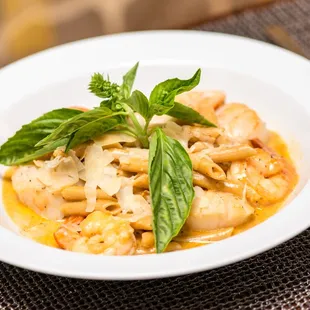a plate of food on a place mat