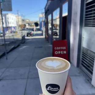 First time! Latte.