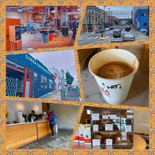 Montage of images from Linea Caffe