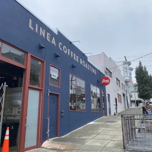 Front of the caffe