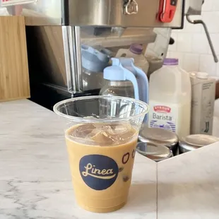 Iced Oat Milk Cortado