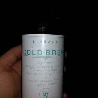 Cold Brew White on Tap