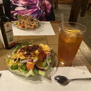 Build your own Salad and Unsweetened