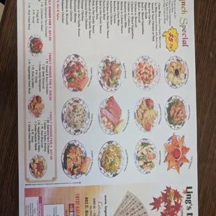 menu, sushi and sashimi