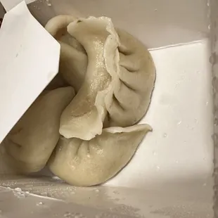 Steamed pot sticker pork