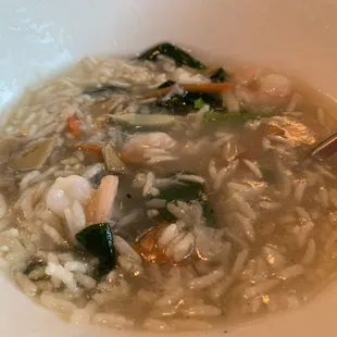 Seafood Sizzling Rice Soup