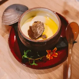 Steam Egg with Foie Gras