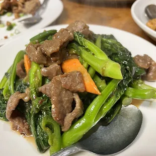 Malaysia style broccoli beef