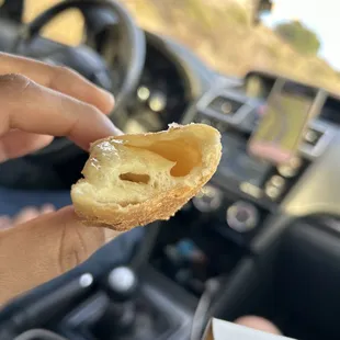 cross section of bread