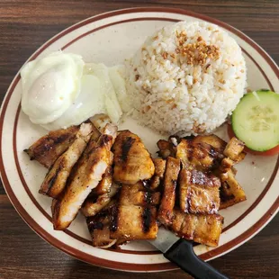 Inihaw na Baboy Silog