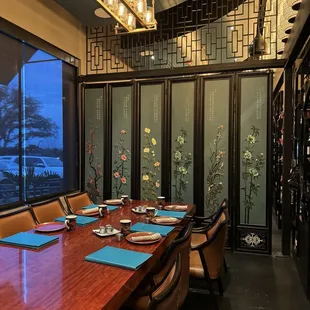 interior, sushi and sashimi