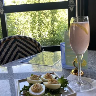 French 75, hold the syrup and deviled eggs