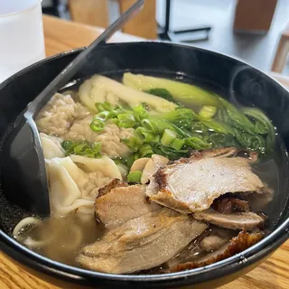 Peking Duck Wonton Noodle Soup