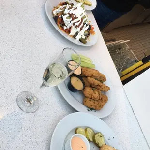 plates of food on a table