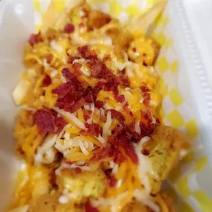 a close up of a plate of food