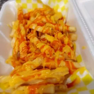 a close up of a plate of food