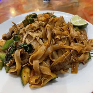 Drunken noodles