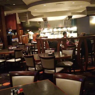 Inside the restaurant