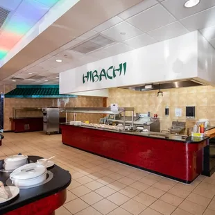 a view of the kitchen