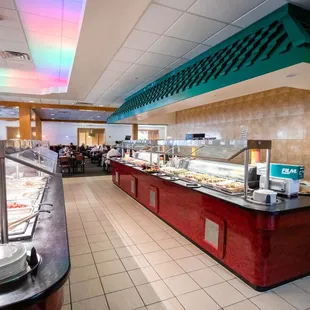 a view of the buffet