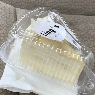 Durian mille crepe slice