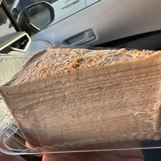 Coffee Mille Crepe Slice