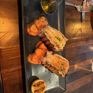 Twin lobster tails delicious