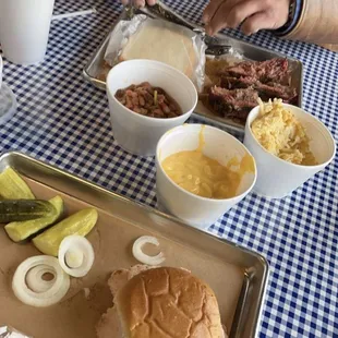 Ribs and Turkey Sandwich