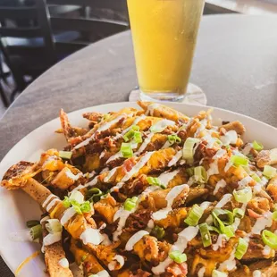 Loaded hand cut fries