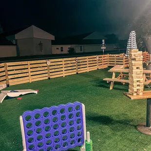 Games in outside area