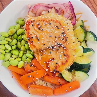 Salmon bowl