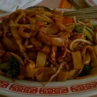 Chicken Chow Fun Noodles