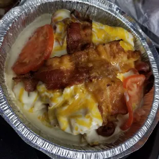 Hot brown.