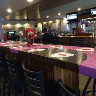 Plan your party at the island bar and let us do all the work.