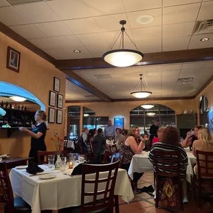 Excellent food, cheerful service. Lino had a high restaurant in Los Angeles years ago.Delicious, well  prepared,very good value.