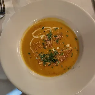 Butternut squash soup! Divine