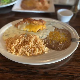 a plate of food