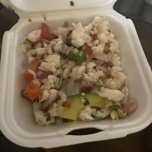 Shrimp Ceviche Tostada