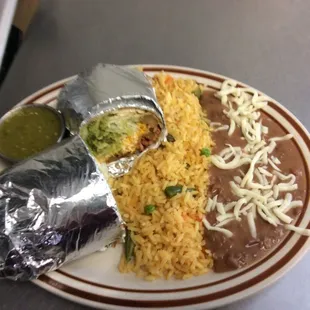 Al pastor burrito