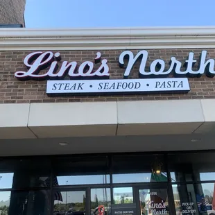 the front of a restaurant