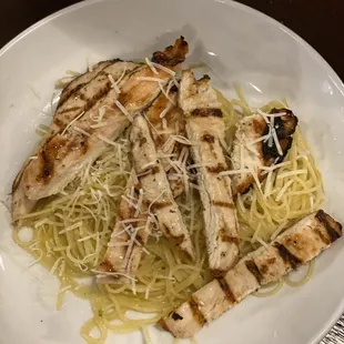 Angel hair kids meal with chicken