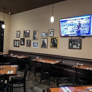 the dining area