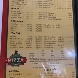Menu 3/28/23