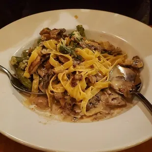 Frank Sinatra fettucini.