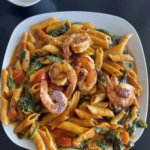 Chicken &amp; Shrimp Pasta